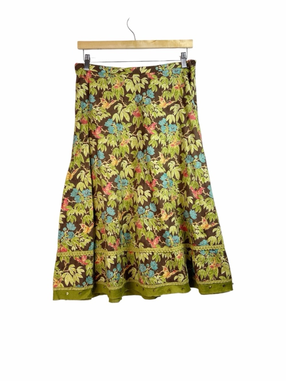 Christopher & Banks Fairy Midi Skirt Womens Cottage Sequin Crochet Whimsy Boho 8